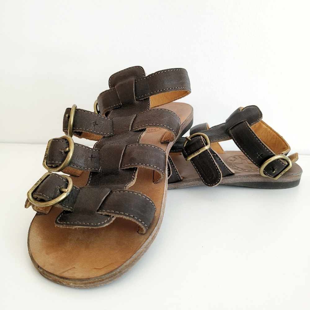 Fiorentini + Baker | Lada Gladiator Leather Sandals - 36